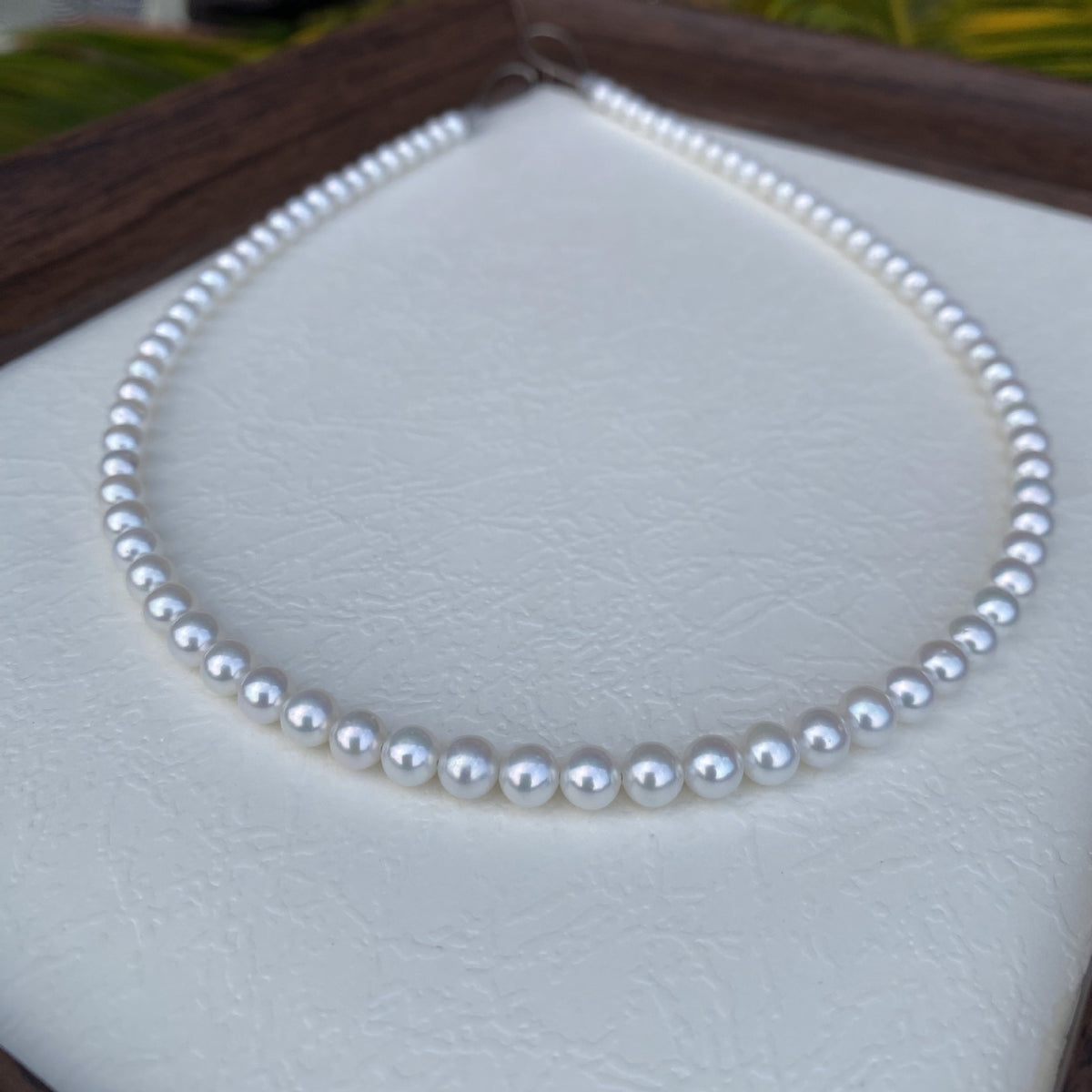 Freshwater Pearl DIY Necklace Material, 5–6mm Near-Round