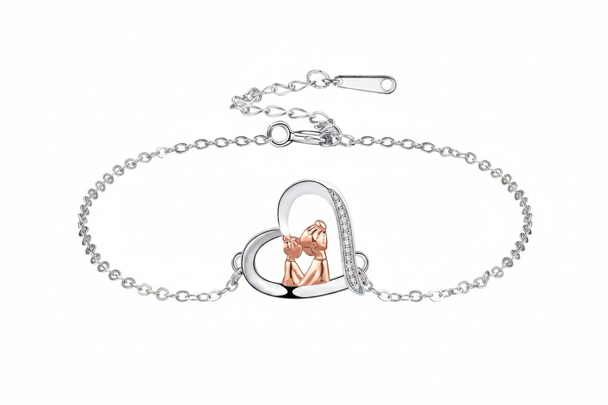Mother & Daughter Matching Bracelet Set, Adjustable