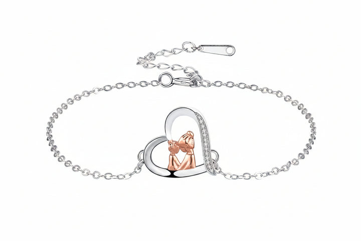 Mother and daughter matching bracelet set