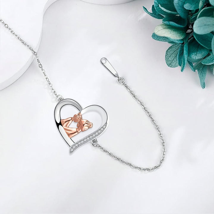 Mother and daughter matching bracelet set