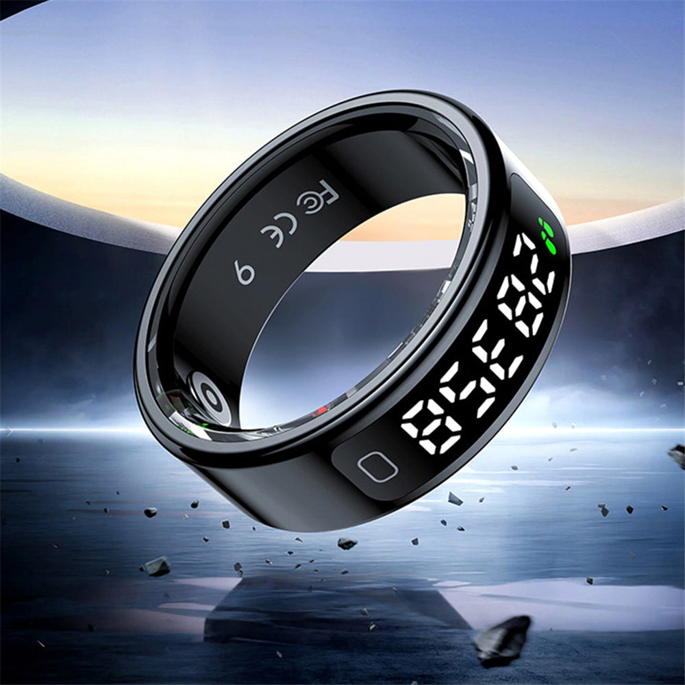 Smart Ring with Display, Heart Rate &amp; Sleep Monitoring