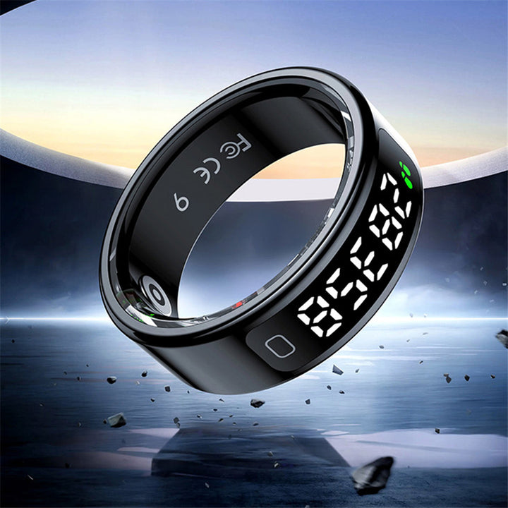 Smart Ring with Display, Heart Rate & Sleep Monitoring