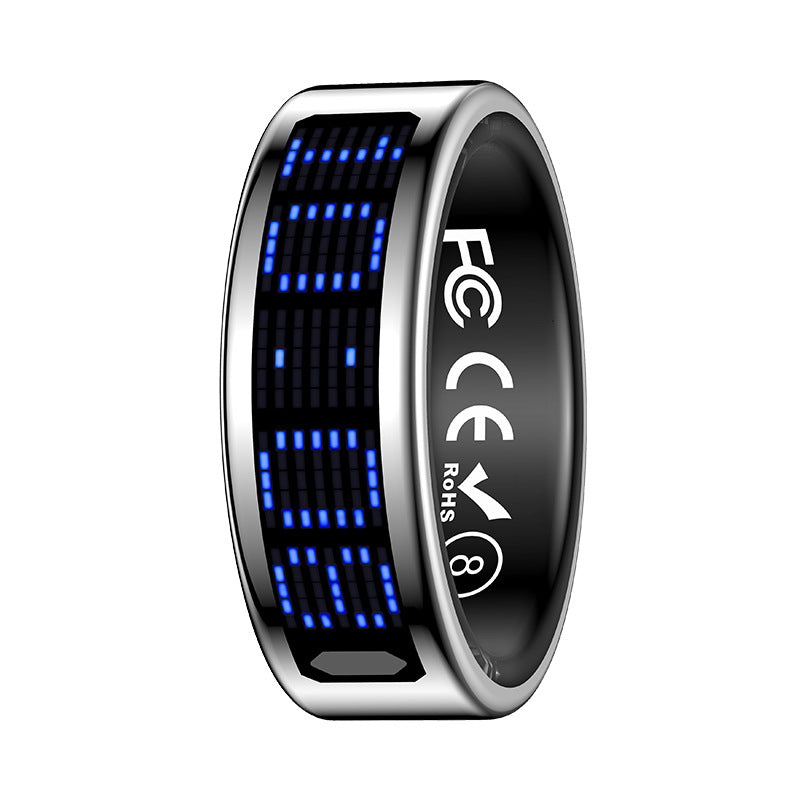 SR16 AI Smart Ring with Heart Rate, Sleep & Blood Oxygen Monitoring