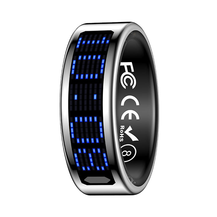 SR16 AI Smart Ring with Heart Rate, Sleep & Blood Oxygen Monitoring